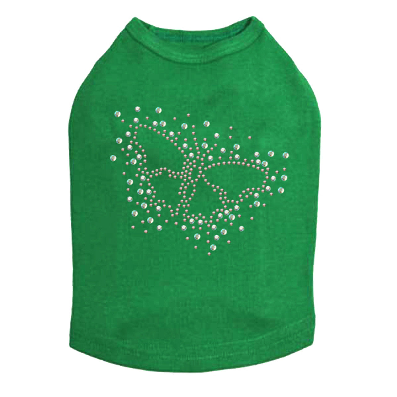 Pink AB Butterfly - Dog Tank