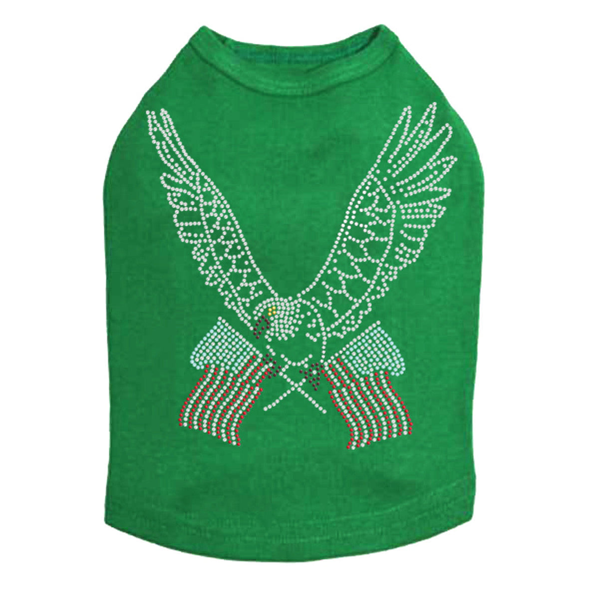 Eagle with Flags - Dog Tank