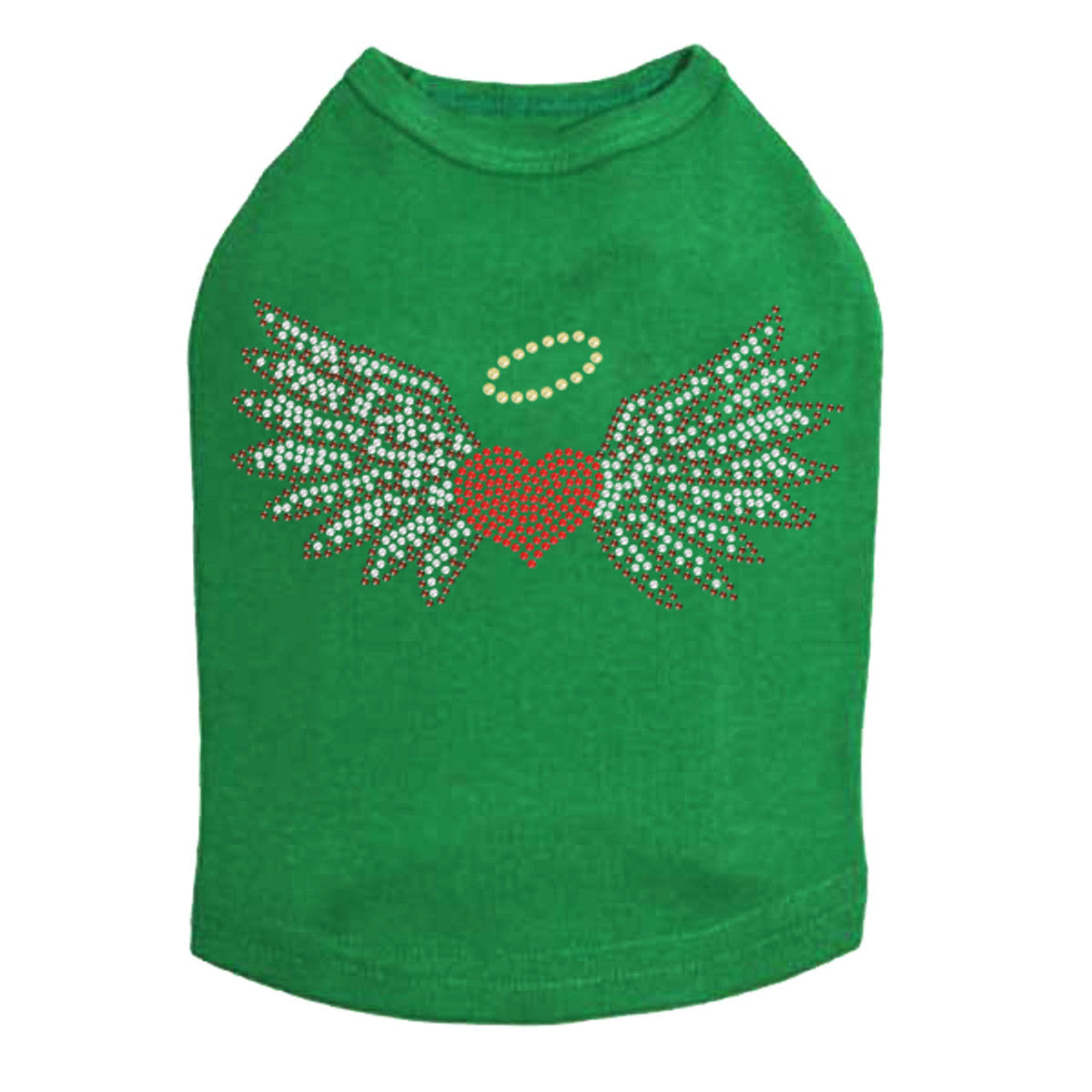 Heart with Wings & Halo - Dog Tank