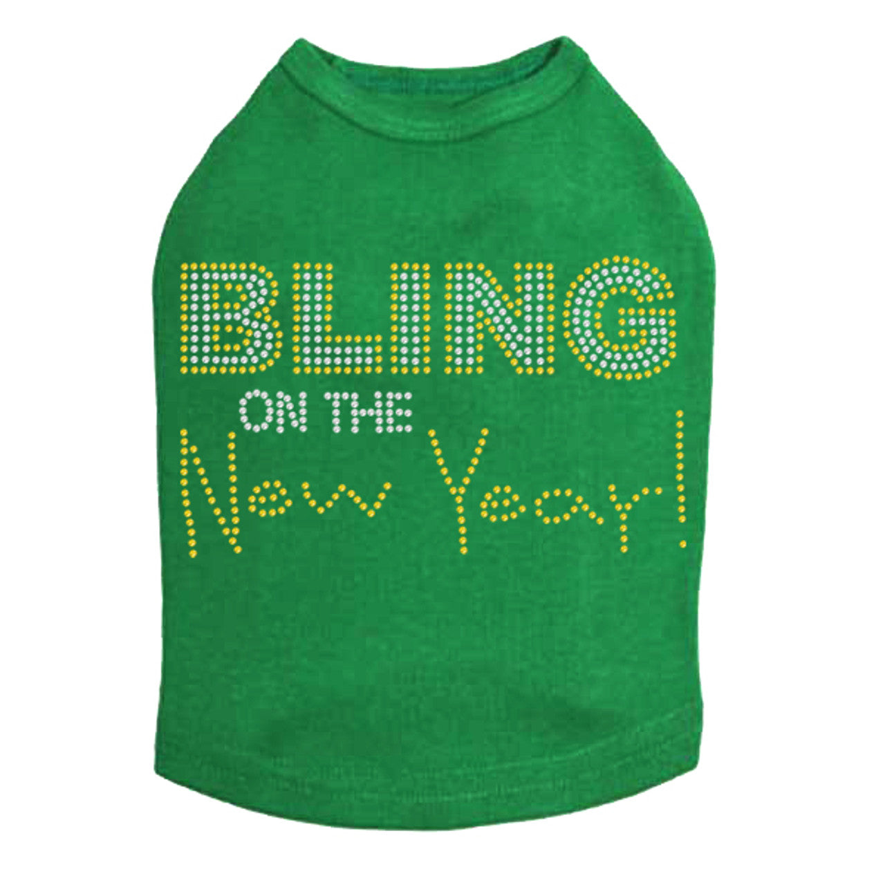 Bling on the New Year - Dog Tank