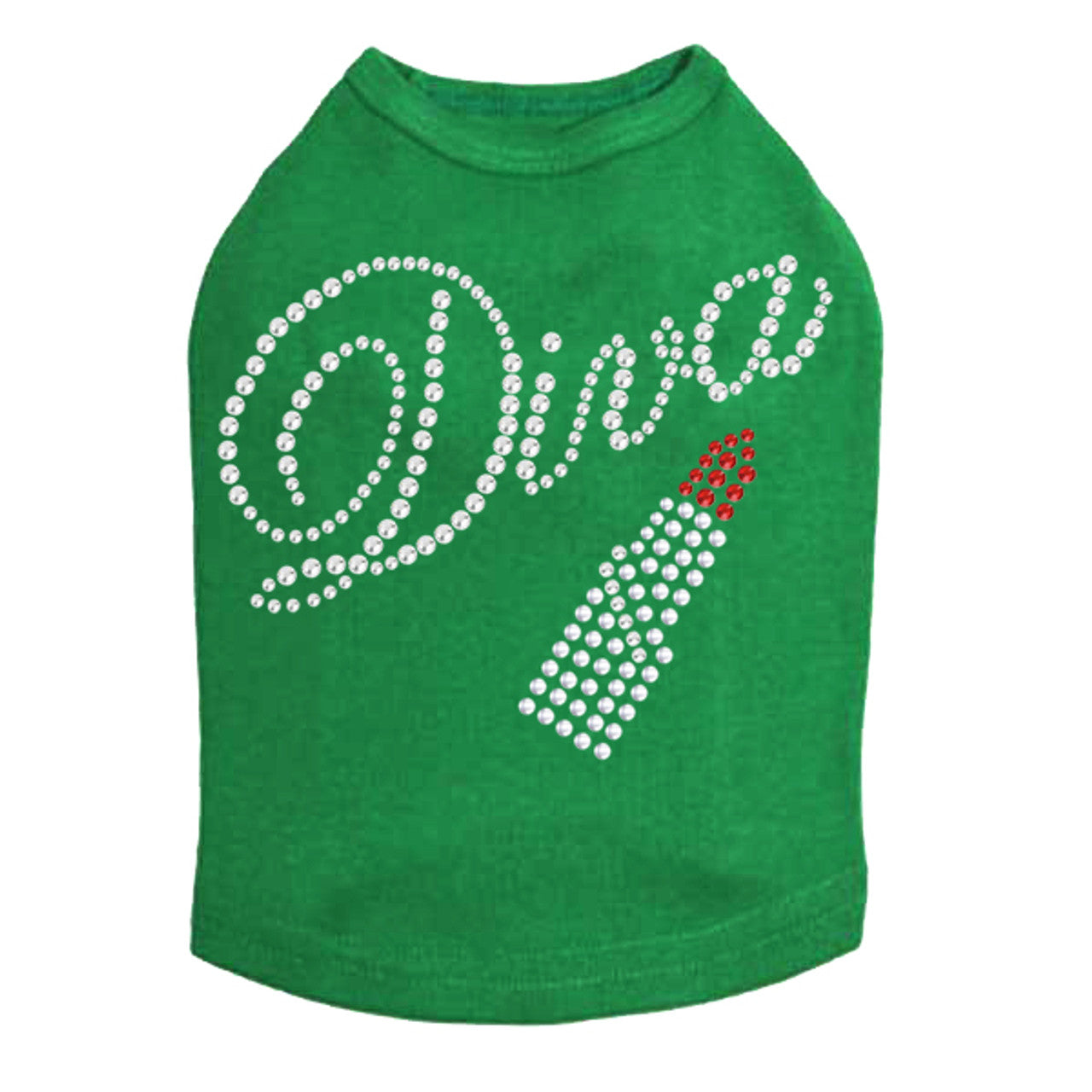 Diva with Red Lipstick - Dog Tank