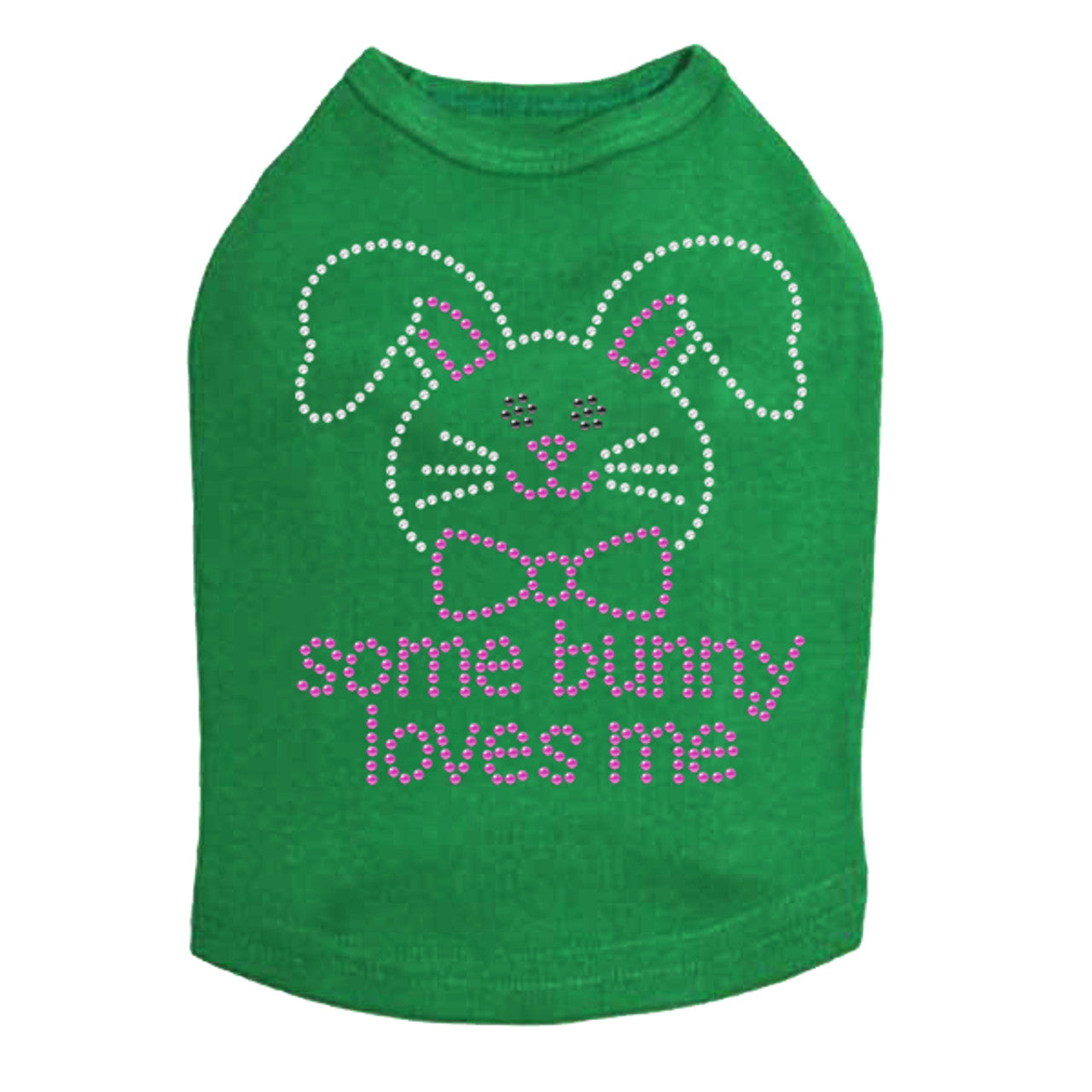 Some Bunny Loves Me (Pink) - Dog Tank