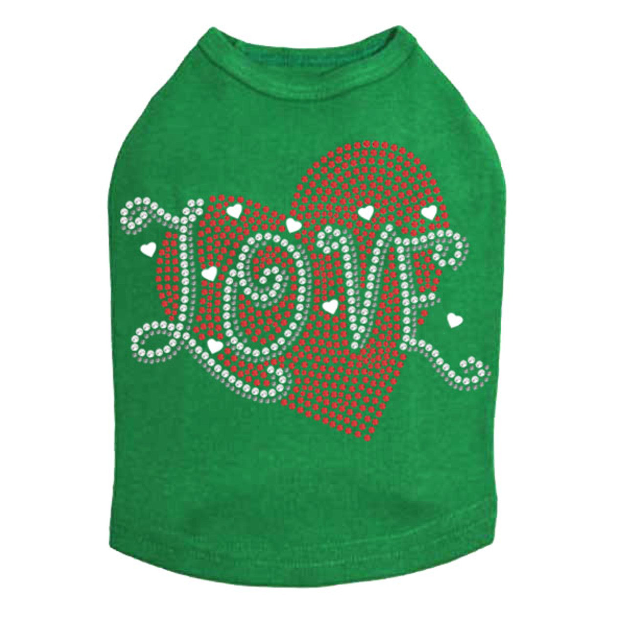 Love Red Heart - Dog Tank