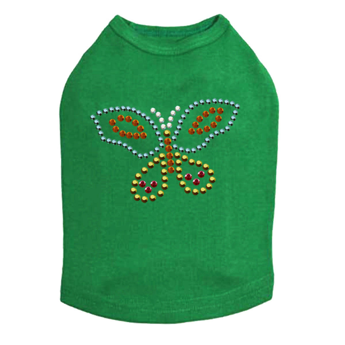 Multicolor Butterfly - Dog Tank