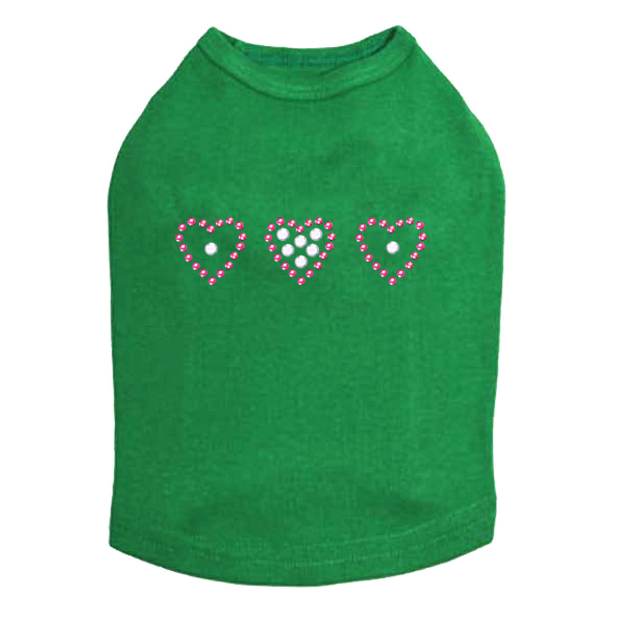 Three Little Hearts - Dog Tank