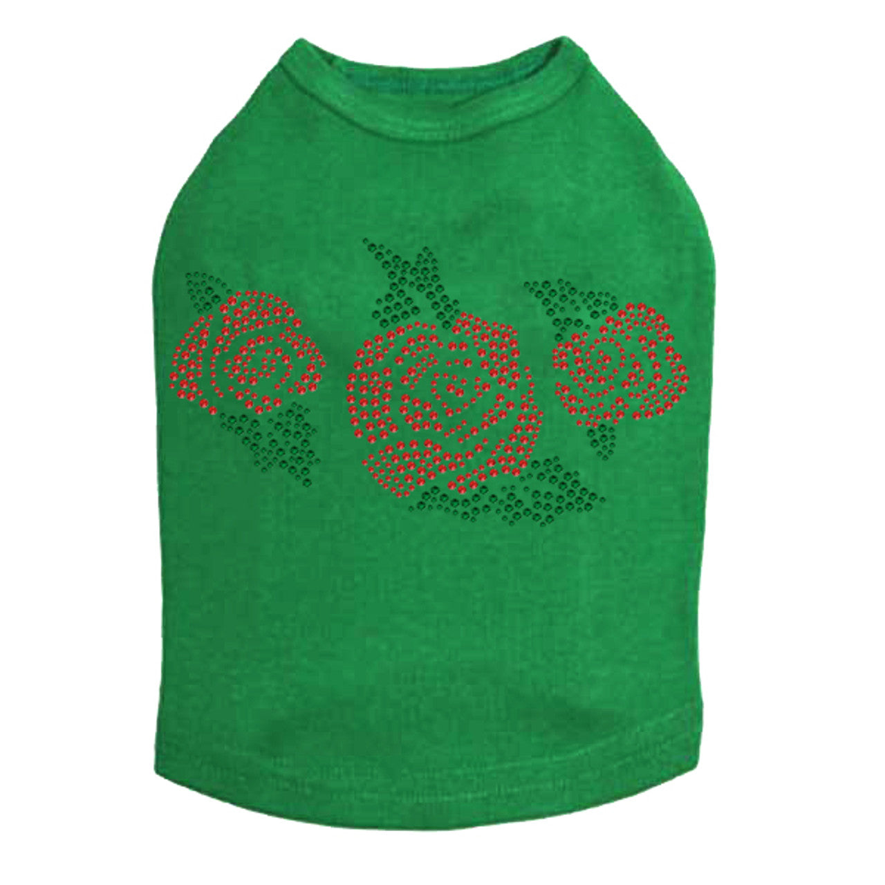 Red Roses - Dog Tank