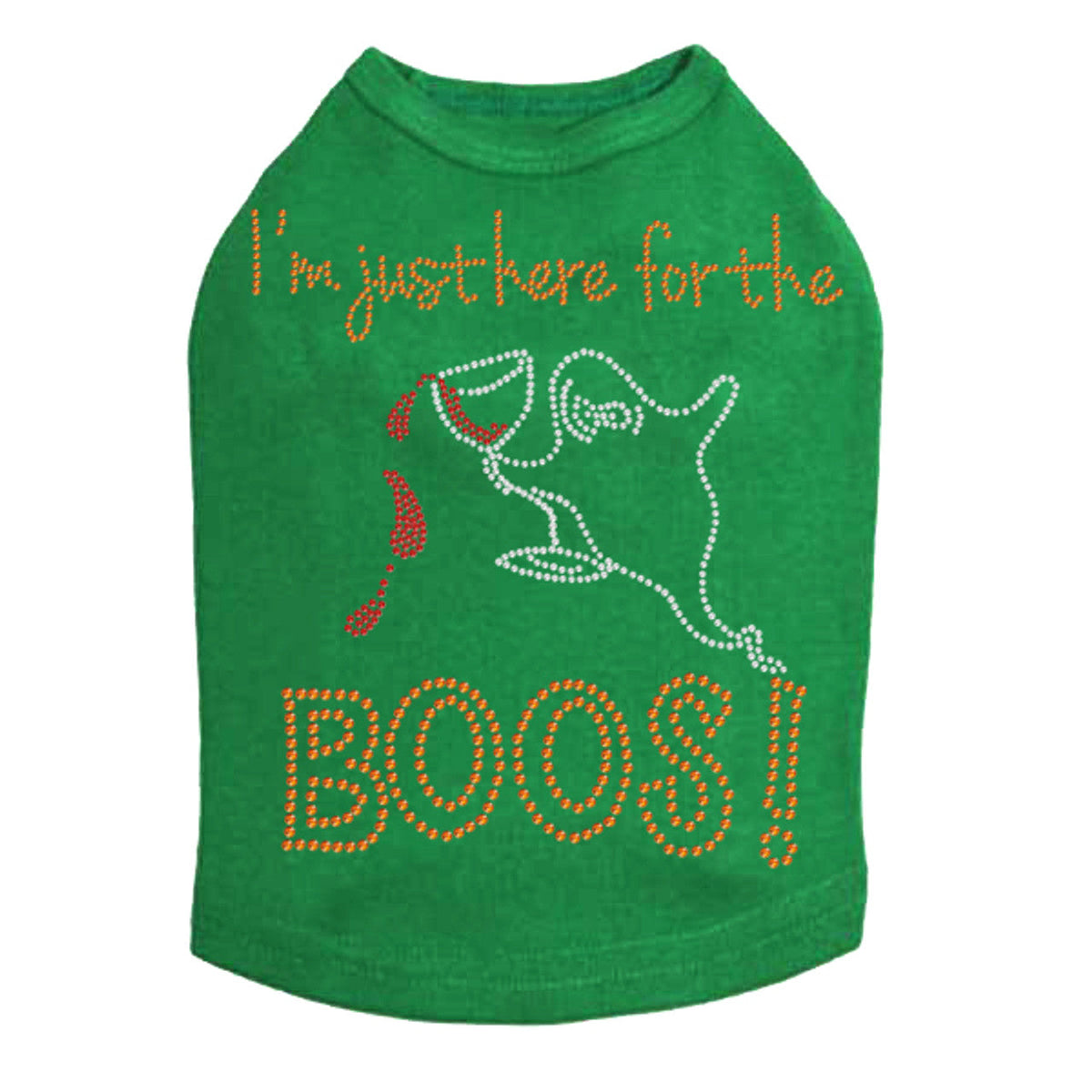 Im Just Here for the Boos! - Dog Tank