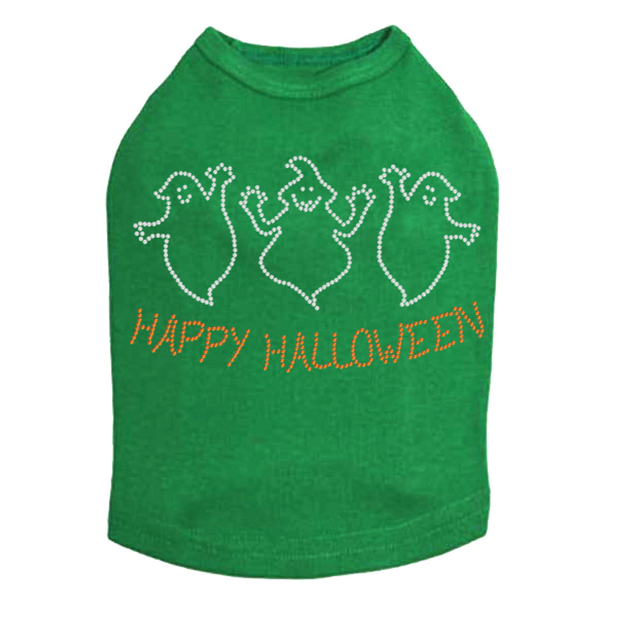 Happy Halloween Ghost - Dog Tank