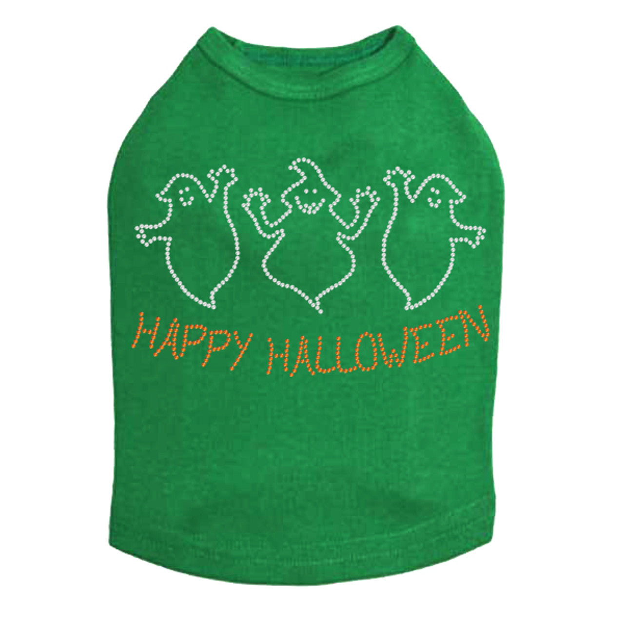 Happy Halloween Ghost - Dog Tank