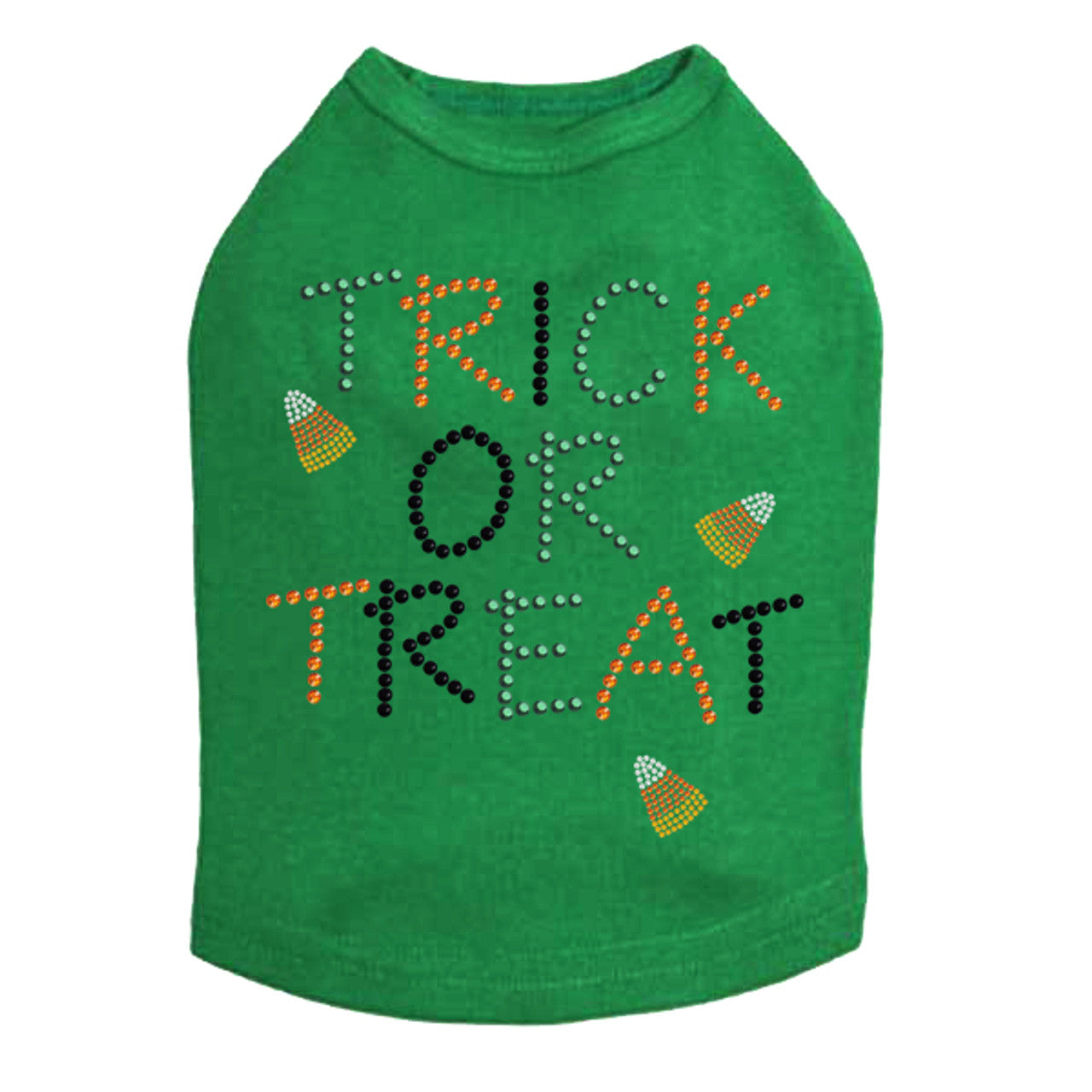 Trick or Treat with Candy Corn - Dog Tank
