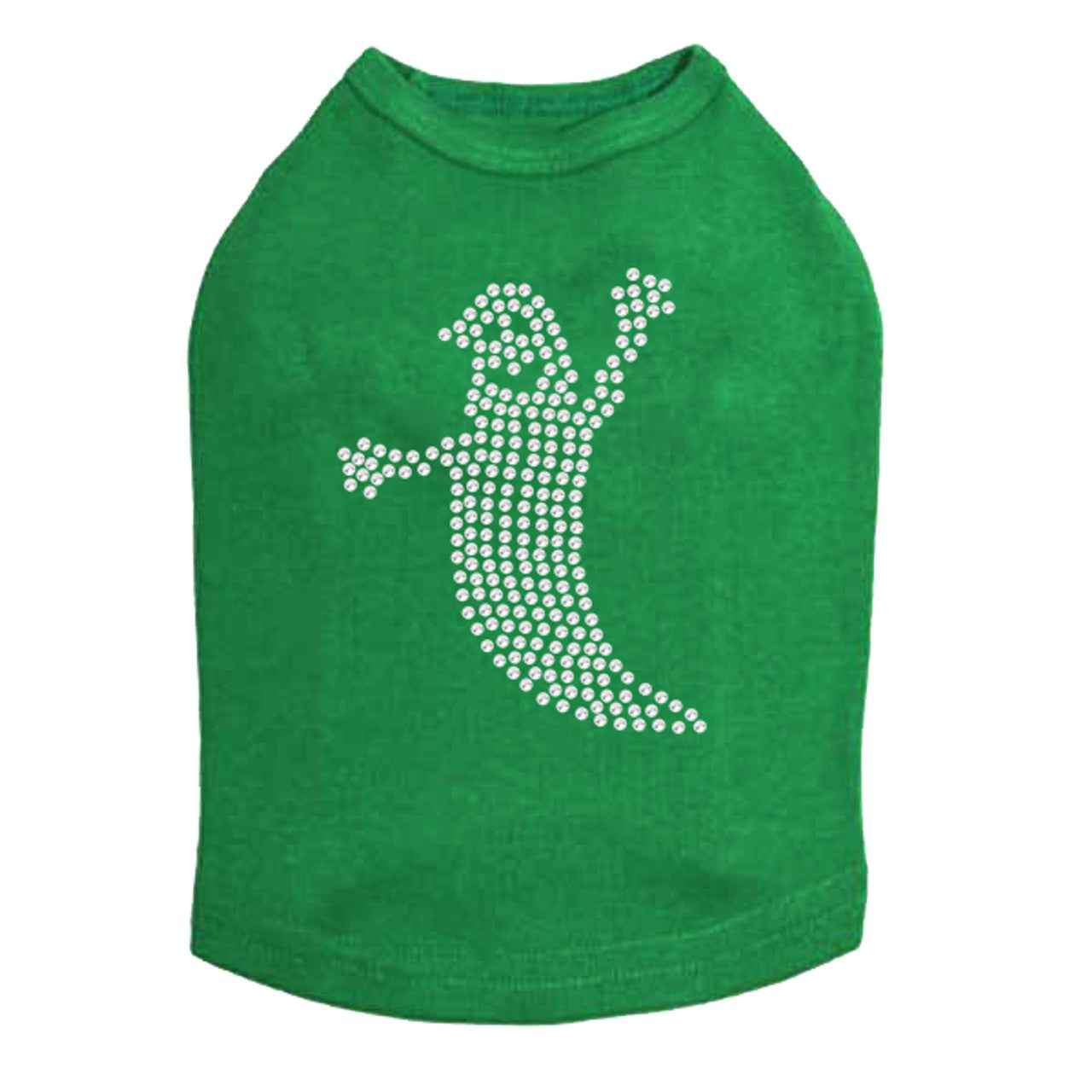 Skinny Rhinestone Ghost - Dog Tank