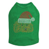 Teddy Poodle with Santa Hat - Dog Tank