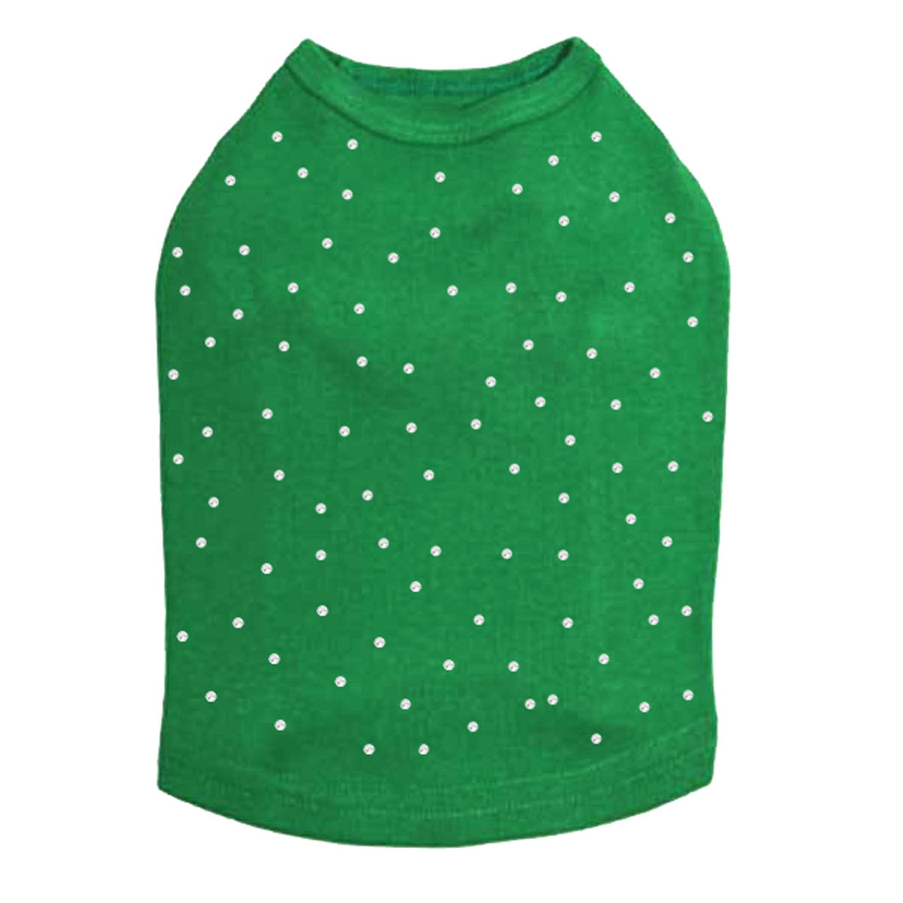Scattered Stones (Clear Rhinestones) - Dog Tank