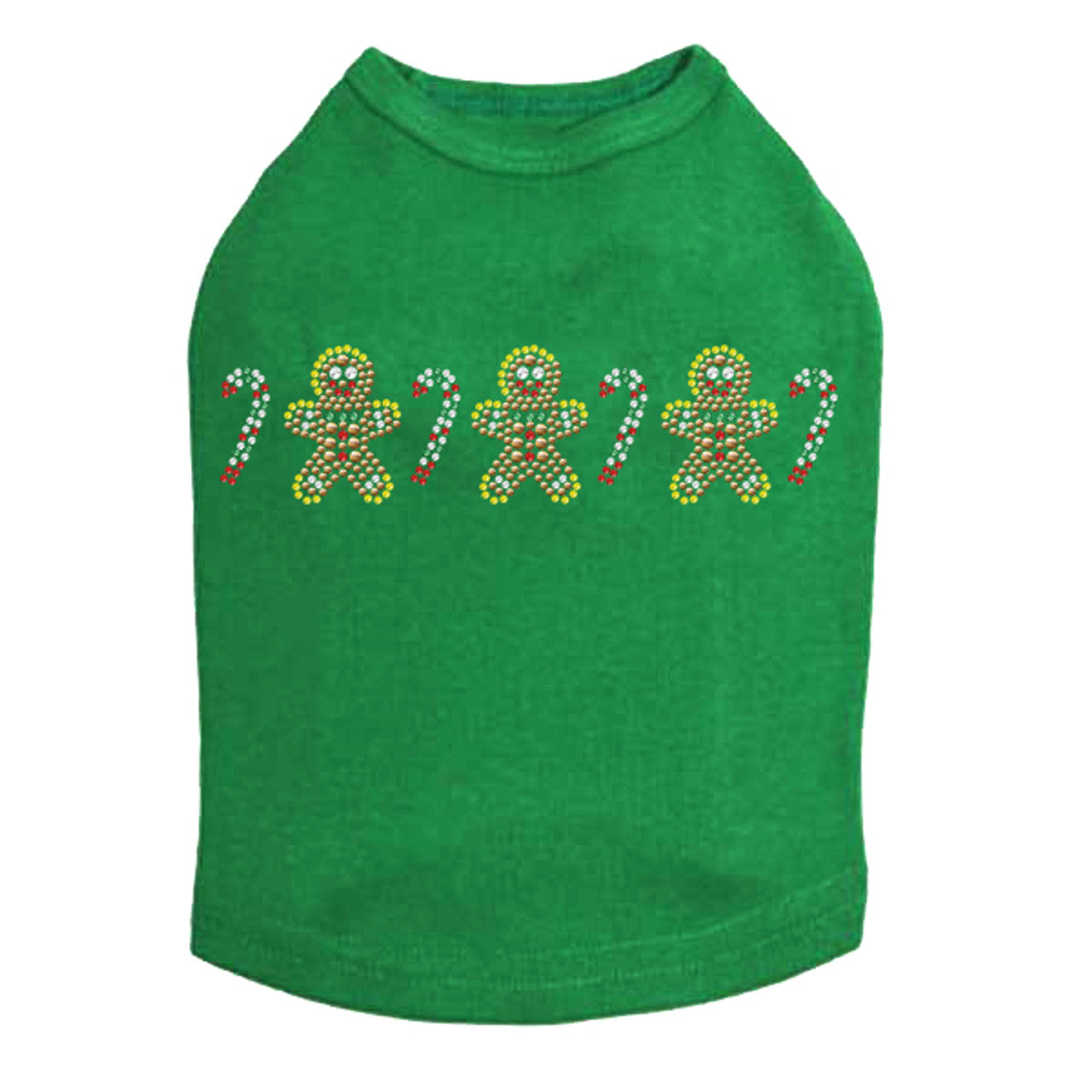 Gingerbread Men & Candy Canes - Dog Tank