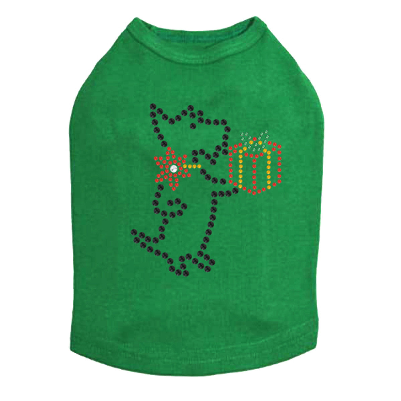 Scotty with Gift - Dog Tank