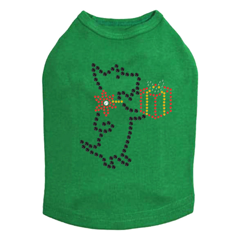 Scotty with Gift - Dog Tank