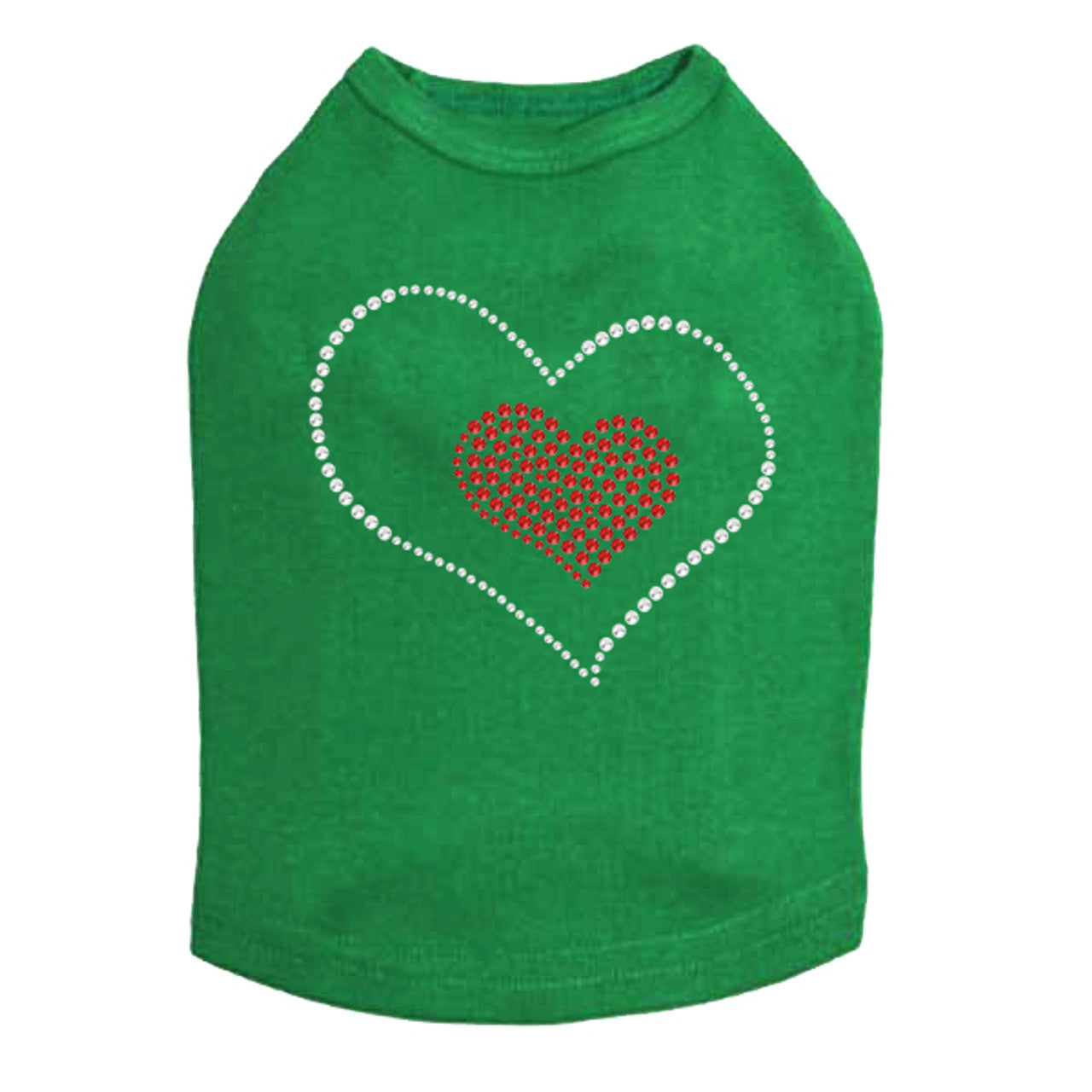 Red Heart Inside Heart - Dog Tank