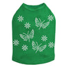 Small Rhinestone Butterflies - Dog Tank