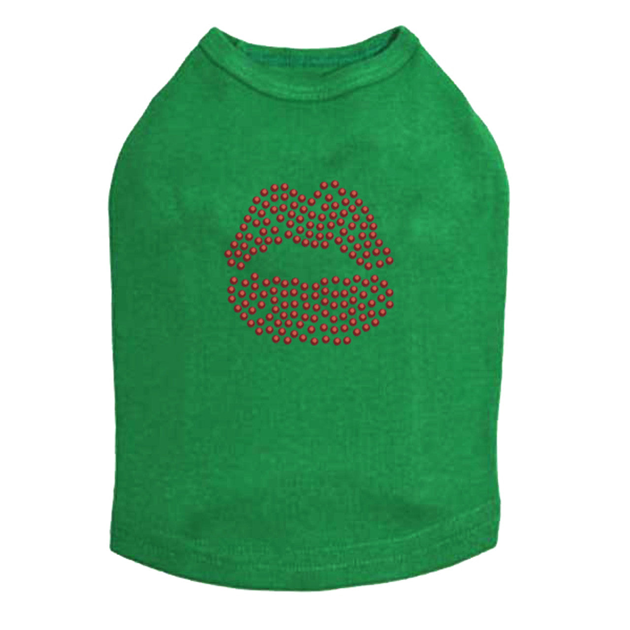 Red Lips - Dog Tank