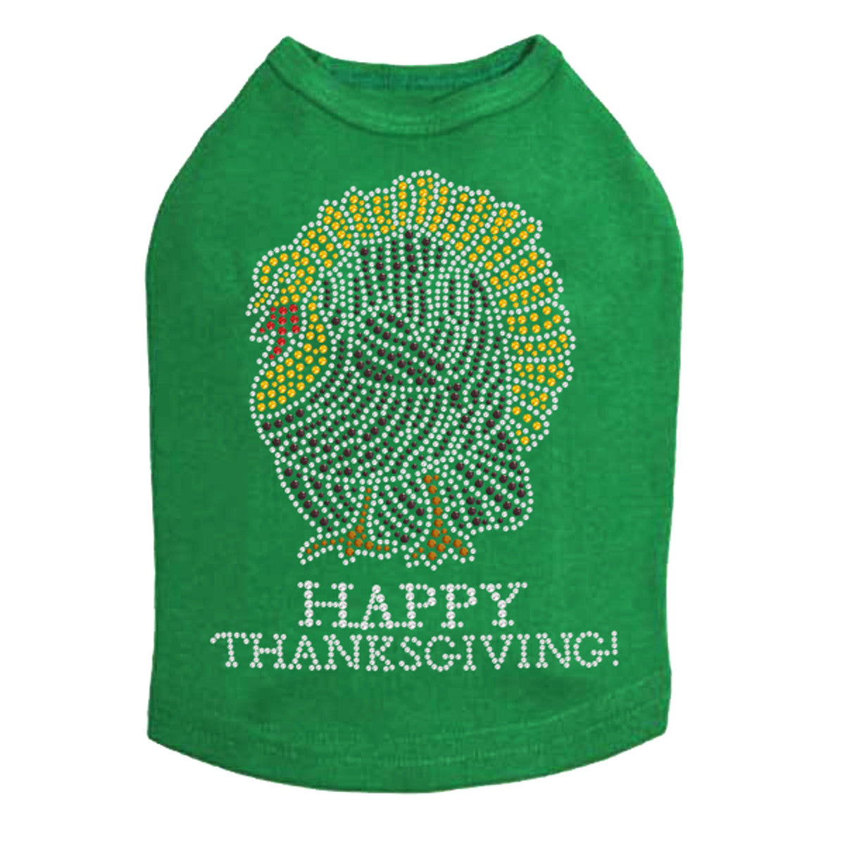 Happy Thanksgiving Turkey - Dog Tank