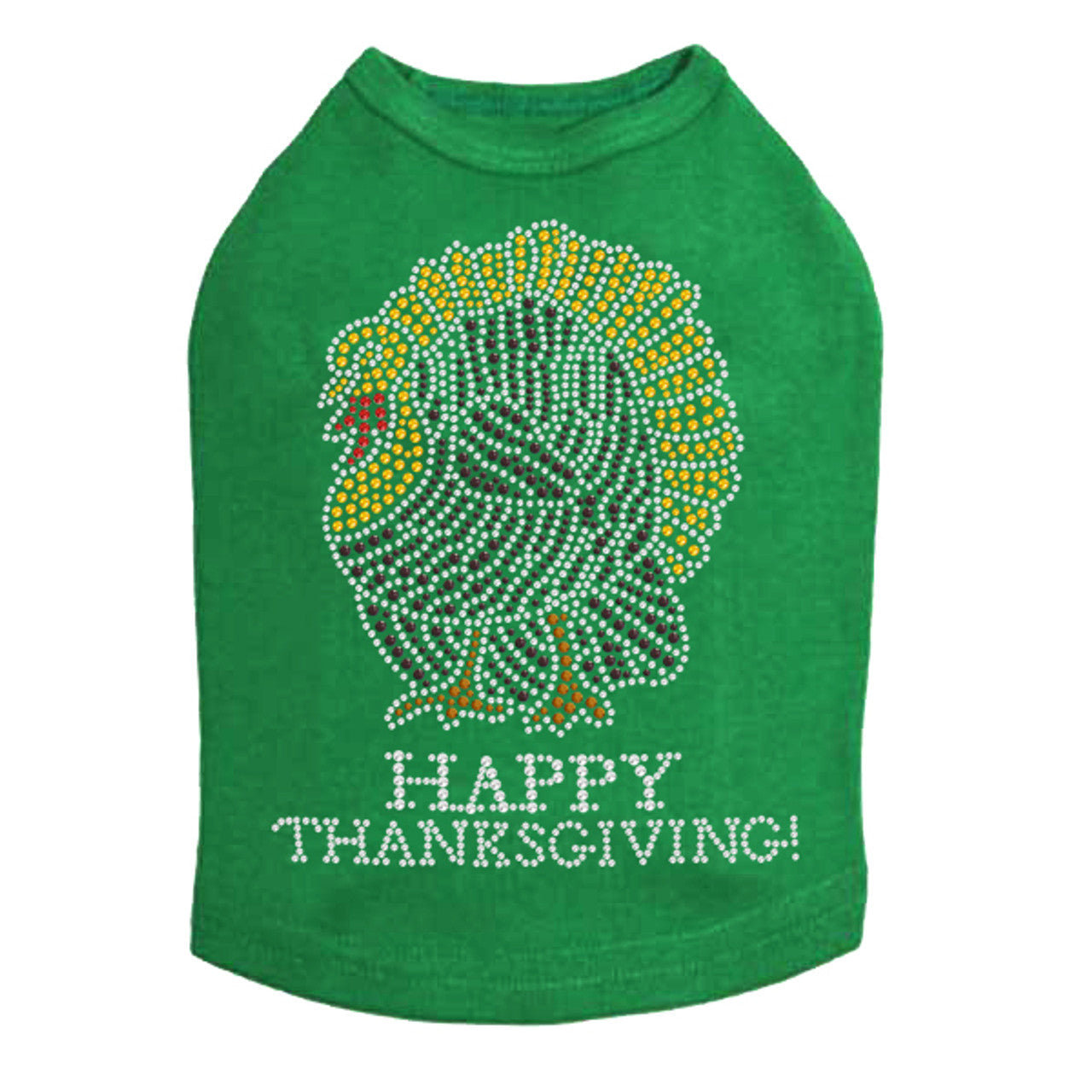 Happy Thanksgiving Turkey - Dog Tank