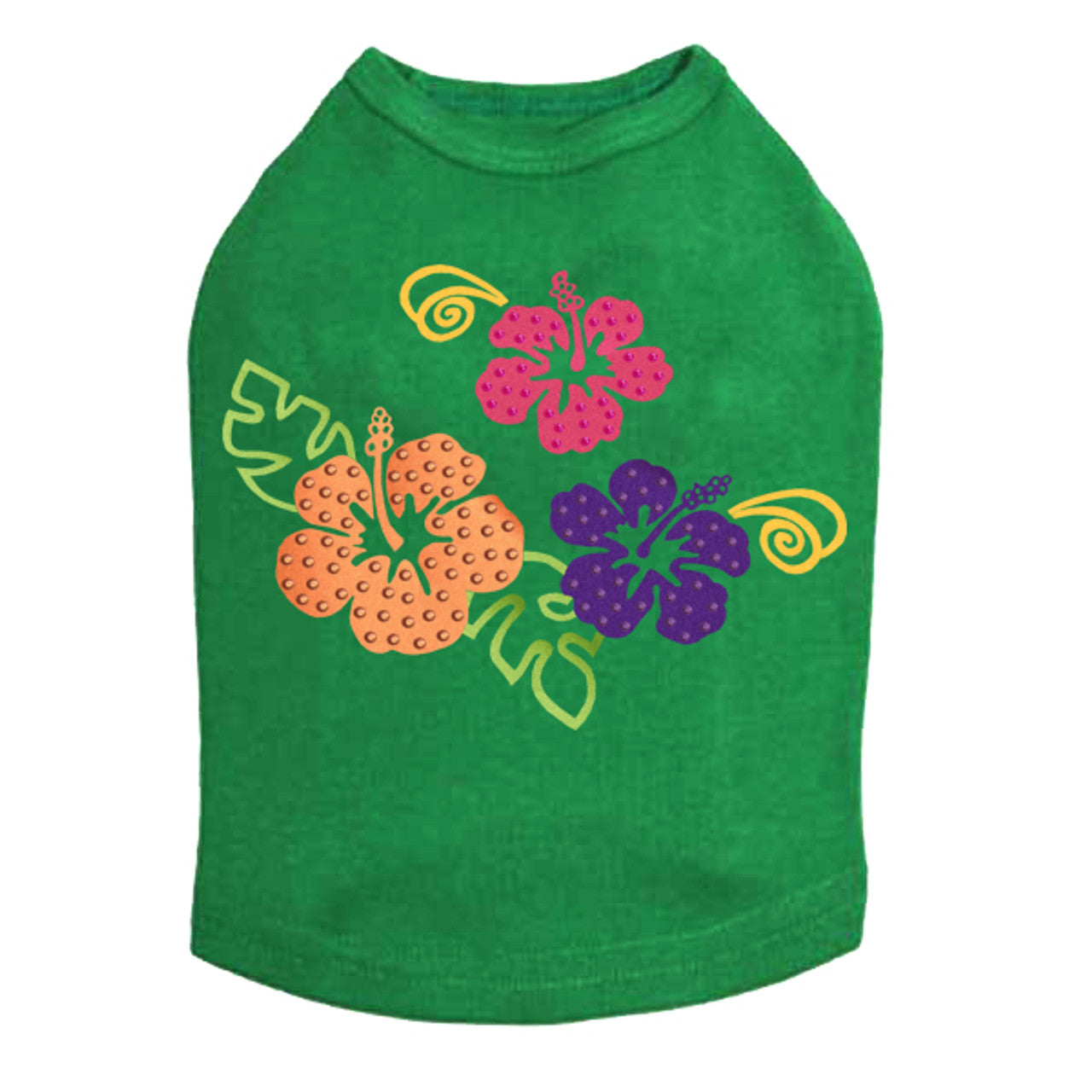 Satin Hibiscus - Dog Tank