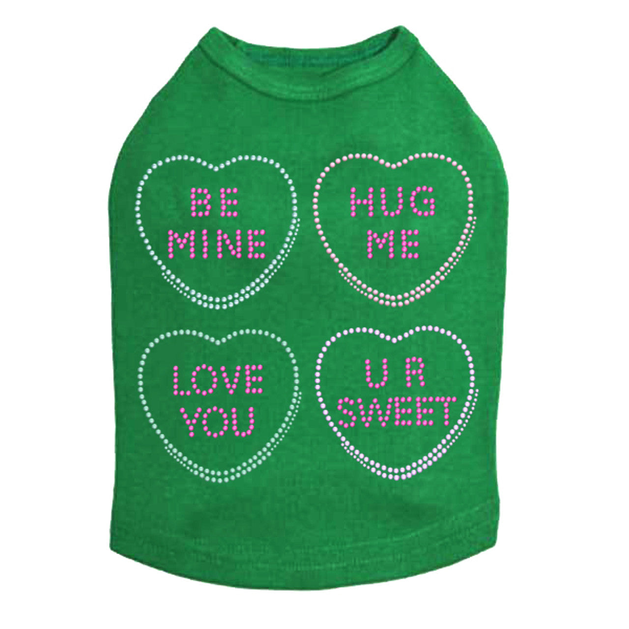 Candy Conversation Hearts - Dog Tank