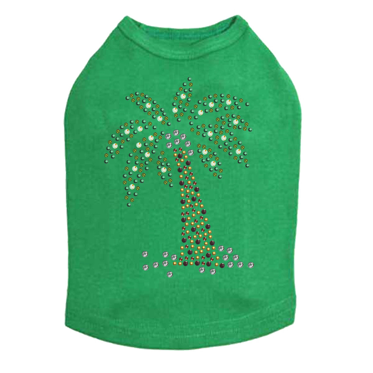 Palm Tree (Green) - Dog Tank