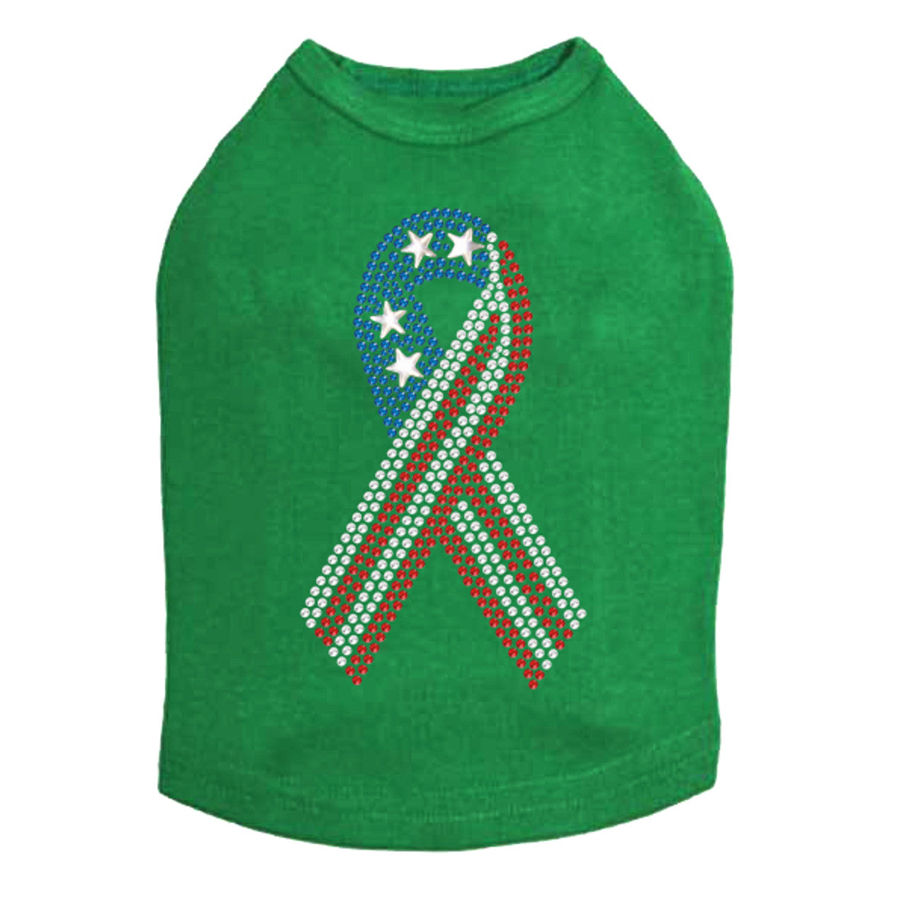 Ribbon (Red, White, & Blue) - Dog Tank