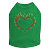 Flame Heart - Dog Tank