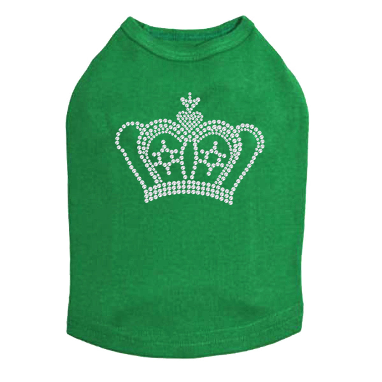 Crown 12 (Rhinestones) - Dog Tank