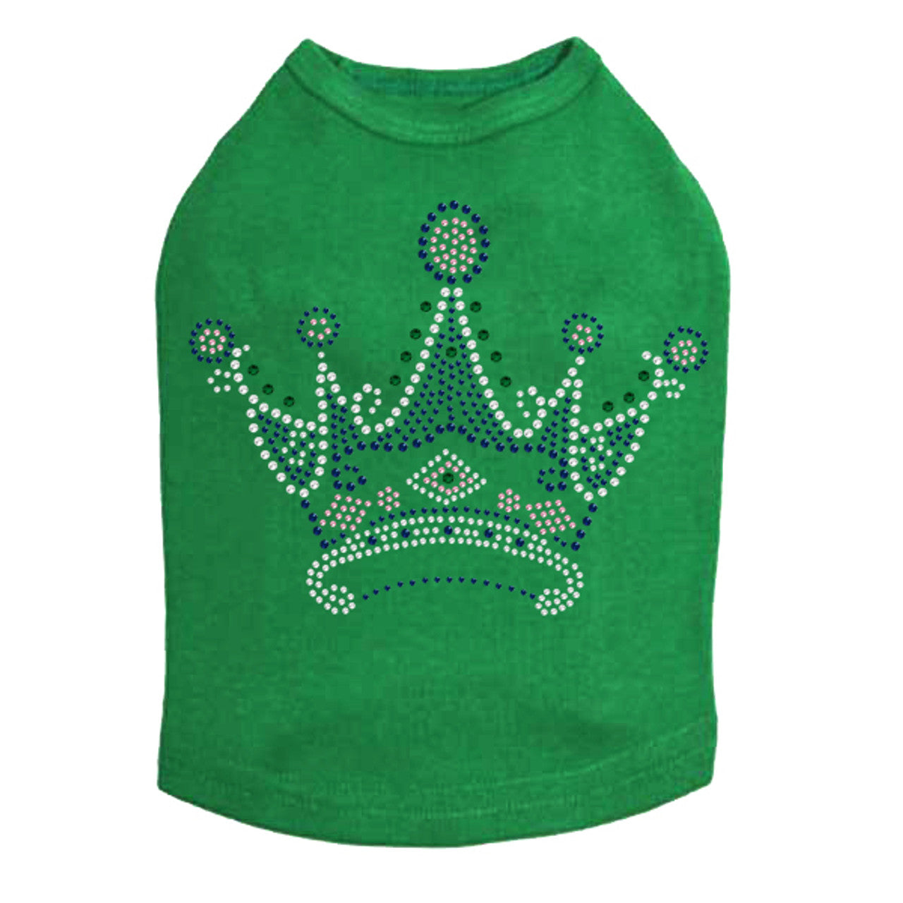 Crown 16 (Clear, Blue, Green, & Pink) - Dog Tank