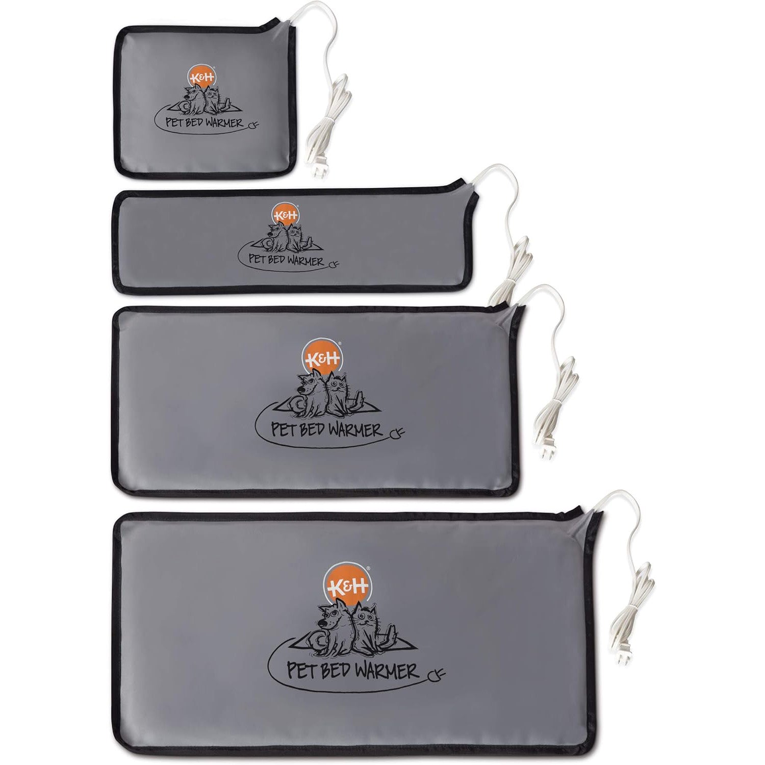 K&H Pet Bed Warmer - Indoor Heated Pad for Cats & Dogs, Thermostatically Controlled, Energy-Efficient, Safe for Arthritis & Comfort