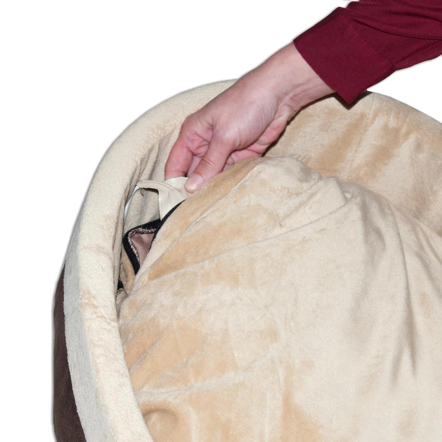 K&H Pet Products Thermo-Kitty Bed Indoor Heated Cat Bed - Safe, Energy Efficient & Washable
