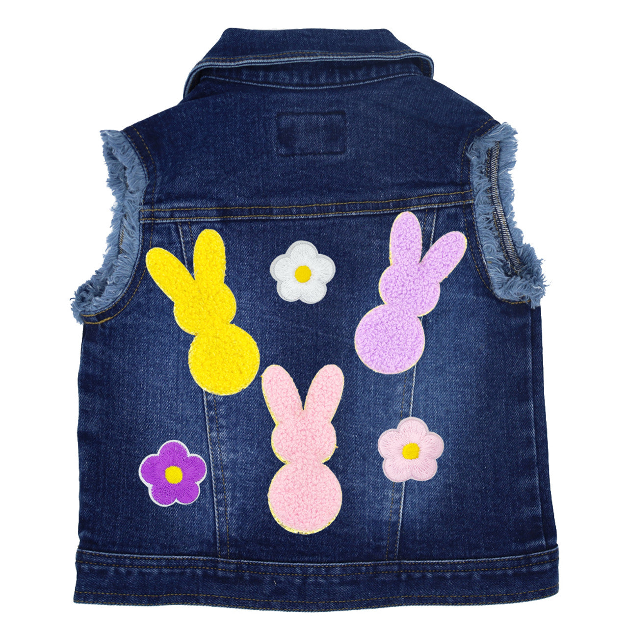 Peeps Bunny Kids Denim Vest