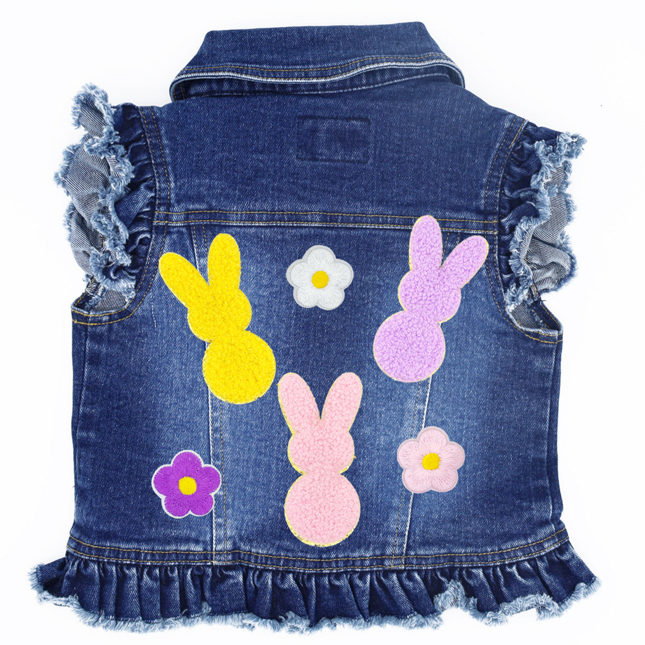 Peeps Bunny Kids Denim Vest