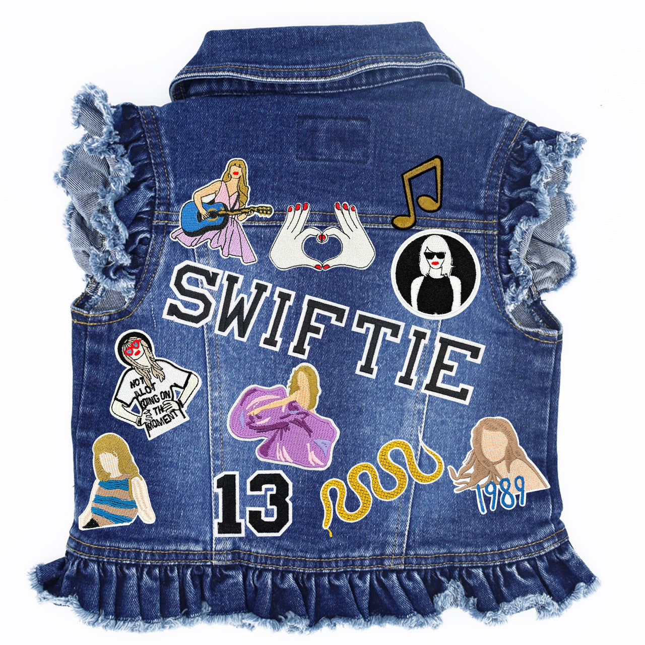 Swiftie Inspired Kids (Large) Denim Vest