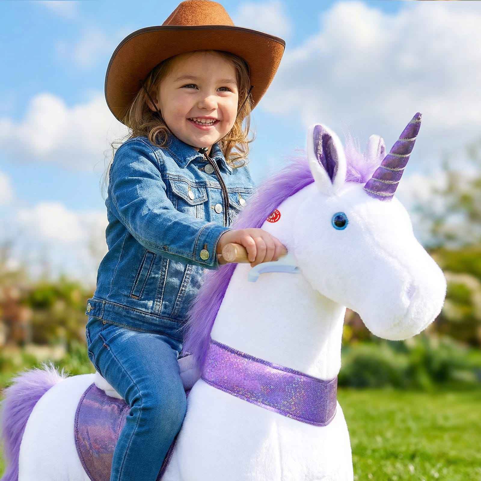 Model U Unicorn Ride-On Toy Age 7+ - Purple