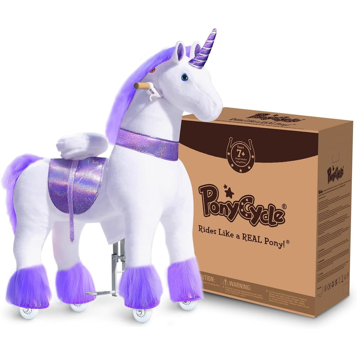 Model U® Unicorn Ride-On Toy Age 7+ – Purple | HT Animal Supply