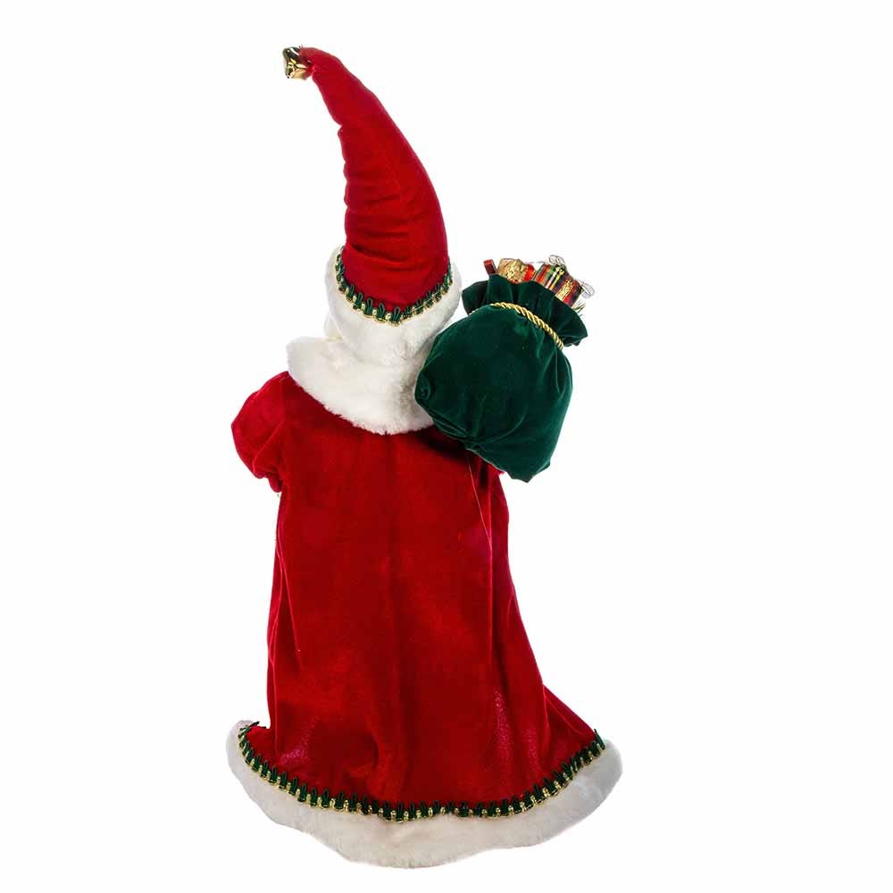 Kurt Adler 17-Inch Kringle Klaus Fancy Santa with Stocking
