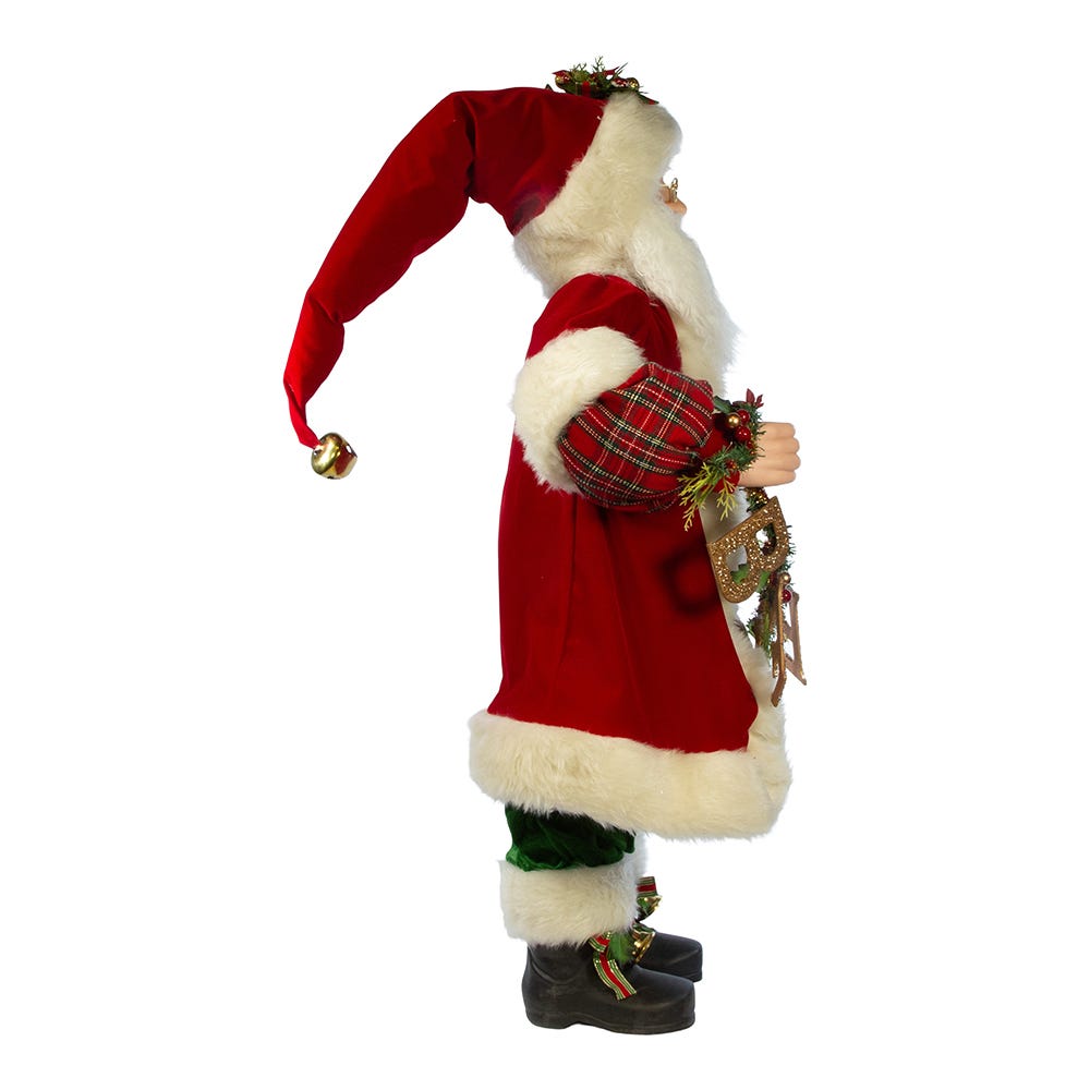 Kurt Adler 36-Inch Kringle Klaus with "Believe" Garland