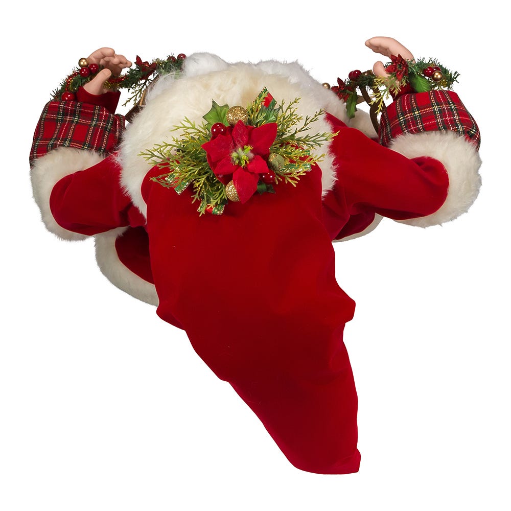 Kurt Adler 36-Inch Kringle Klaus with "Believe" Garland