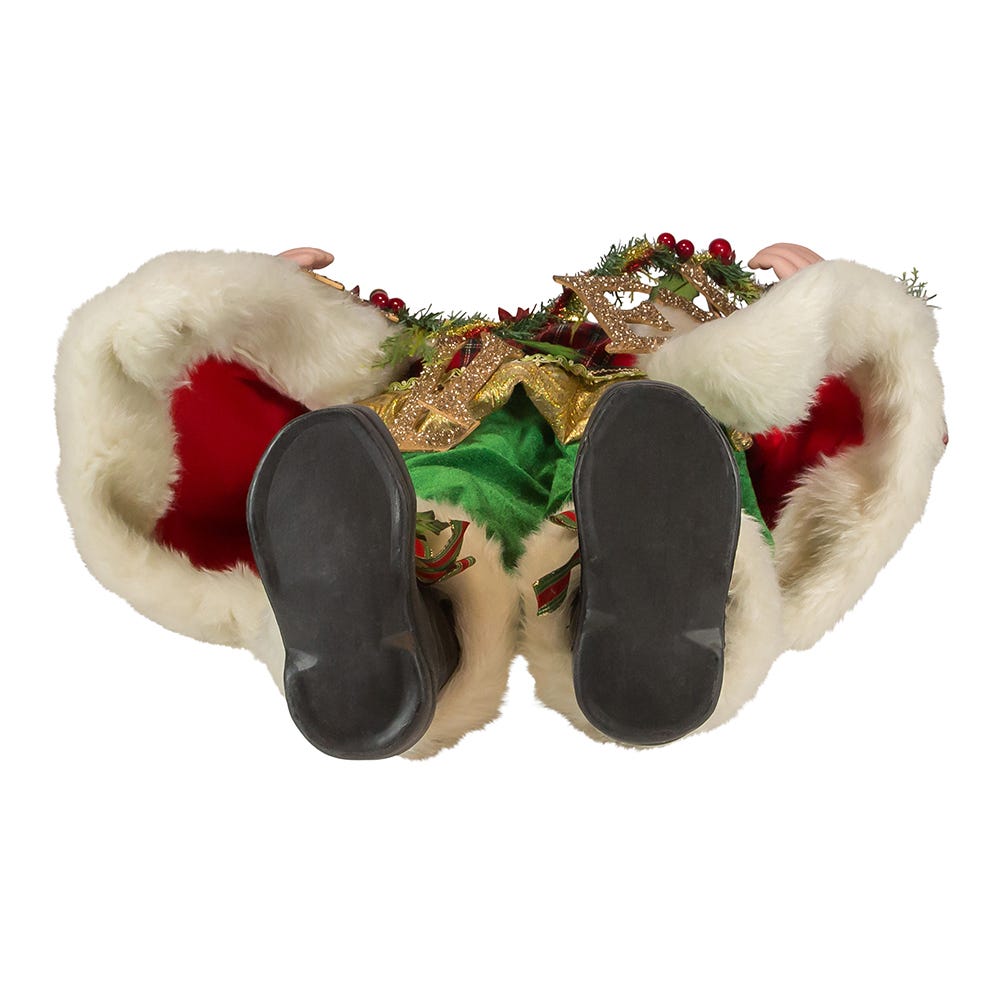 Kurt Adler 36-Inch Kringle Klaus with "Believe" Garland