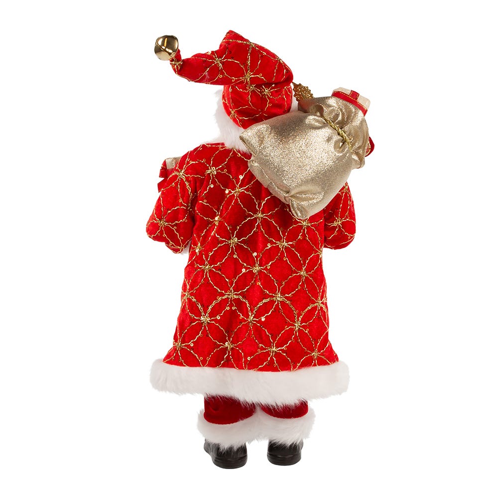 Kurt Adler 17-Inch Kringle Klaus Red Santa with Gifts