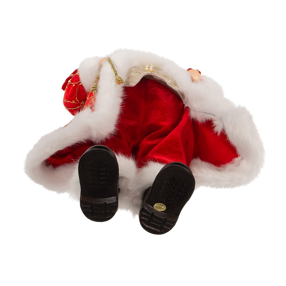 Kurt Adler 17-Inch Kringle Klaus Red Santa with Gifts