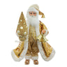Kurt Adler 18-Inch KSA Kringle Standing Gold Santa with Tree