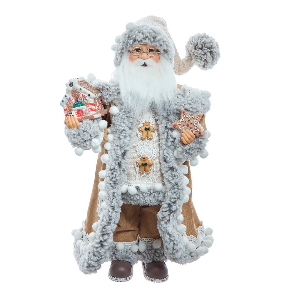 Kurt Adler 17.25-Inch Kringles Standing Gingerbread Santa