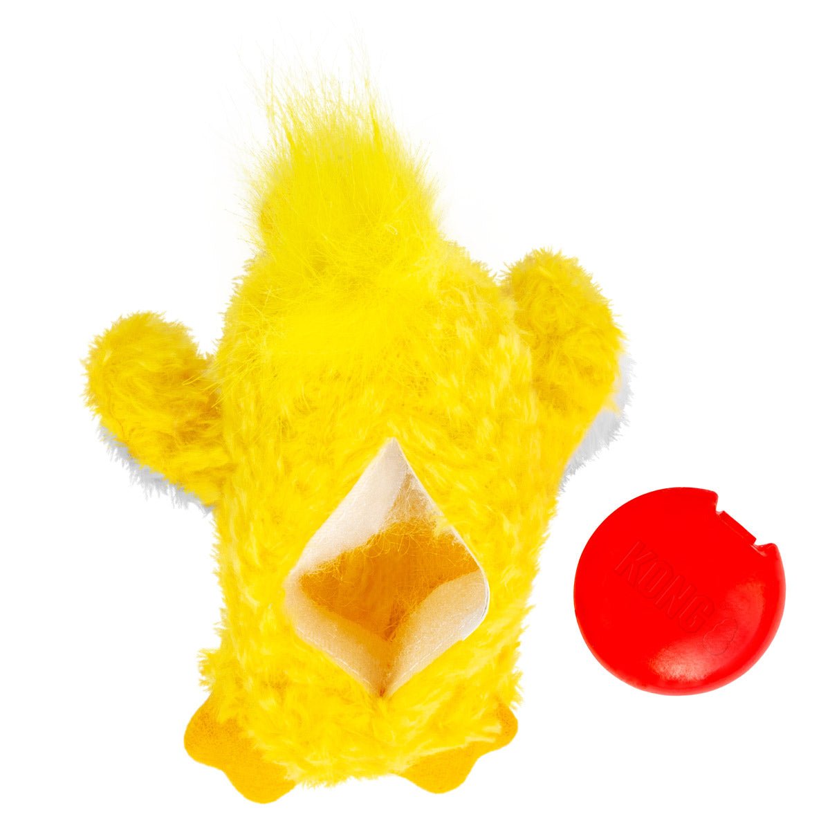 KONG Dr. Noyz X-Small Plush Dog Toys - Stuffing-Free, Soft Cuddle Toy with Removable and Extra Squeaker for Small Dogs