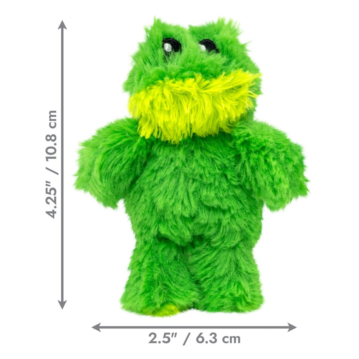 KONG Dr. Noyz X-Small Plush Dog Toys - Stuffing-Free, Soft Cuddle Toy with Removable and Extra Squeaker for Small Dogs