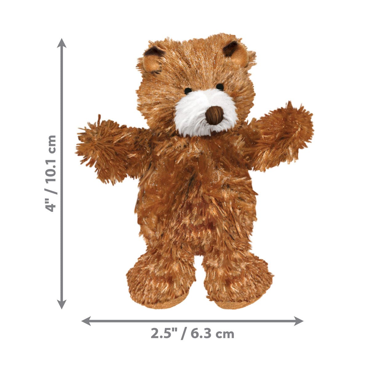 KONG Dr. Noyz X-Small Plush Dog Toys - Stuffing-Free, Soft Cuddle Toy with Removable and Extra Squeaker for Small Dogs